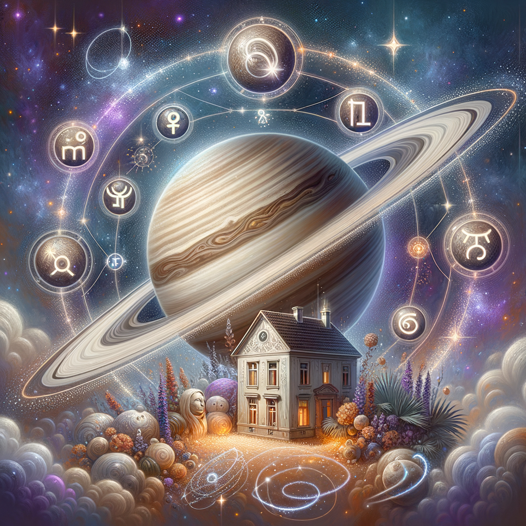 Saturne en maison IV du thème natal, la maison du foyer, des racines et des fondements familiaux.
