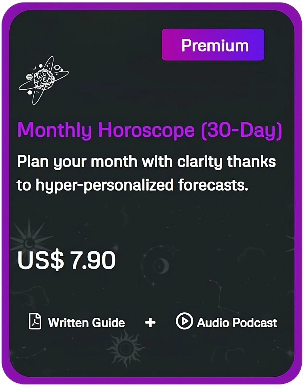 Monthly Horoscope (30-Day)