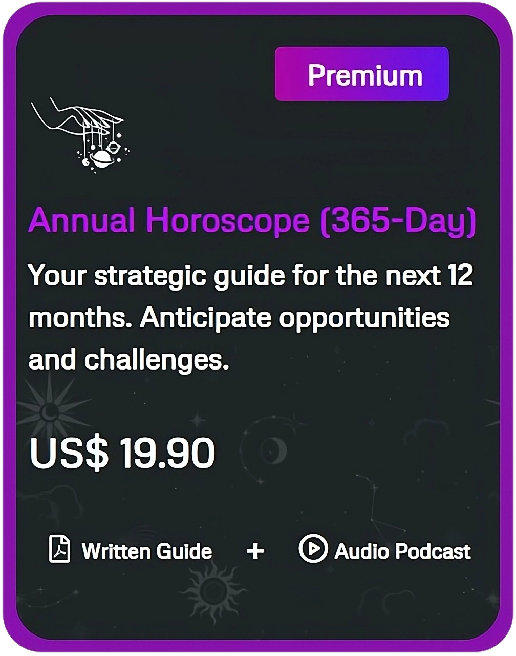 Annual Horoscope (365-Day)