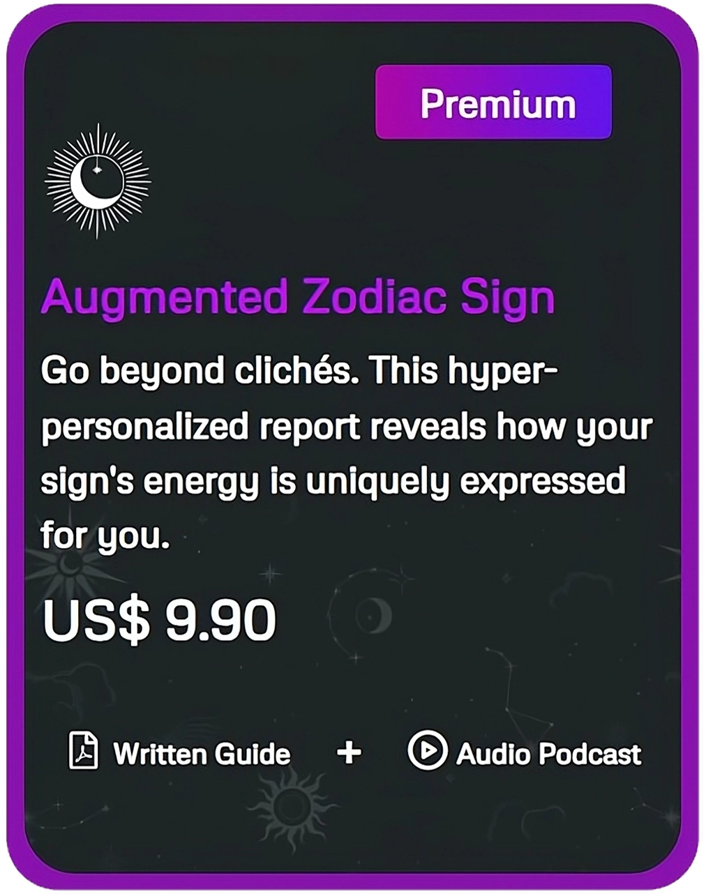 Augmented Zodiac Sign