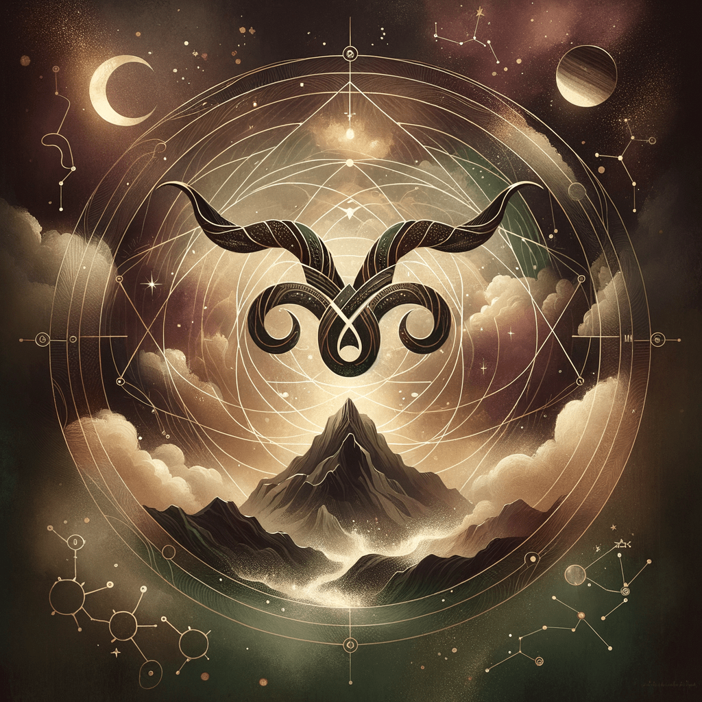 North node in Capricorn with the Cancer south node opposite on a natal chart wheel